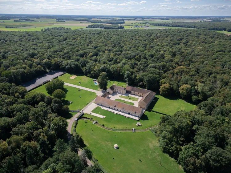 Vue aérienne du domaine